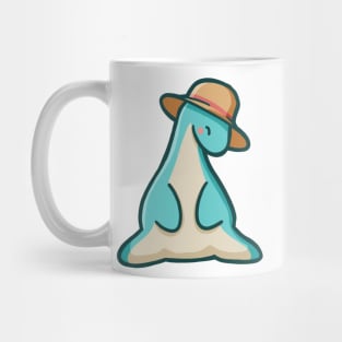 Cute long neck, Summer dino, dinosaur Mug